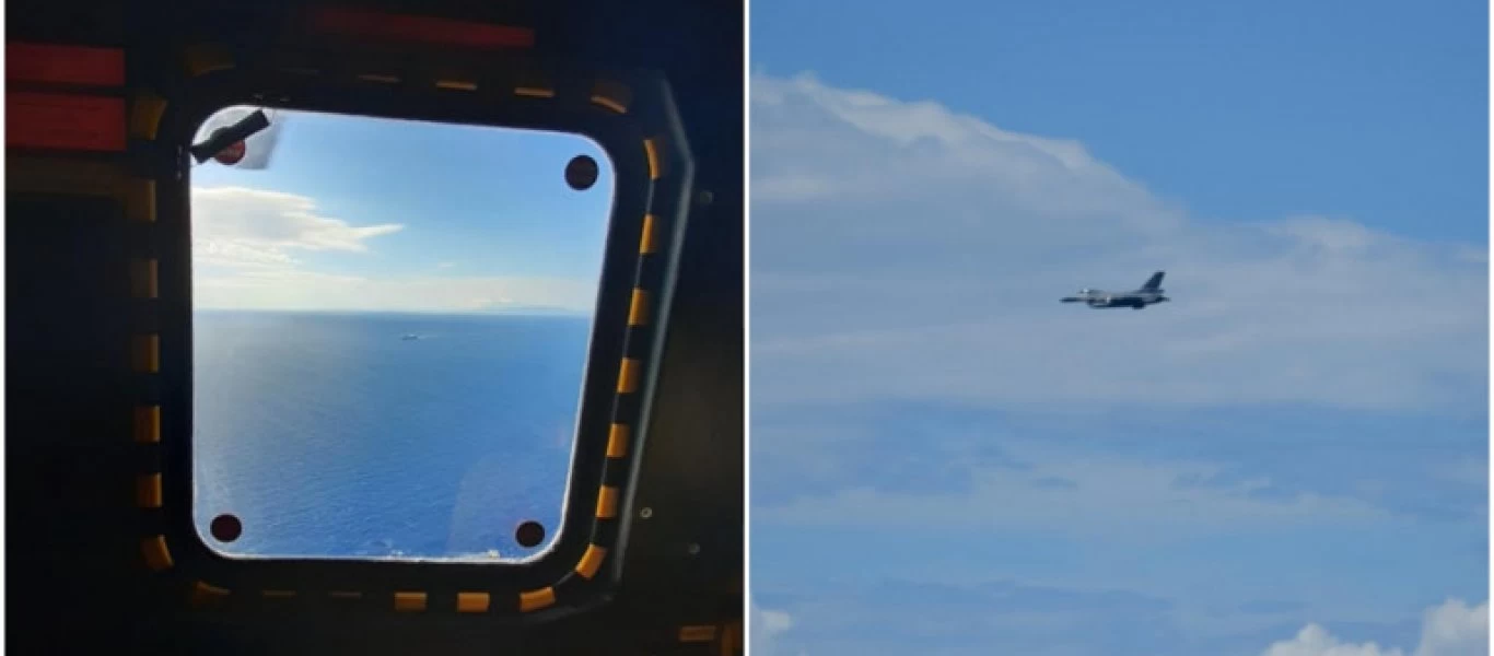 Τουρκικά μαχητικά F-16 παρενόχλησαν το ελικόπτερο που μετέφερε τον ΥΕΘΑ Ν.Παναγιωτόπουλο στο Α.Αιγαίο (φώτο)